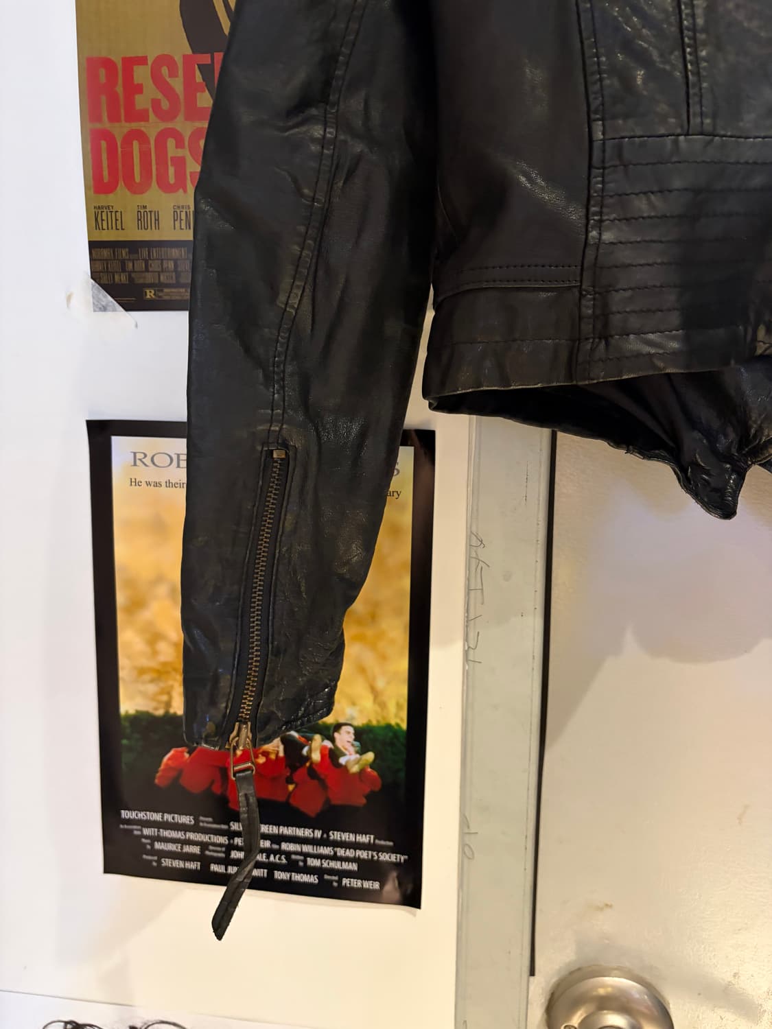 빈티지 양가죽 레더 라이더자켓 상품이미지5