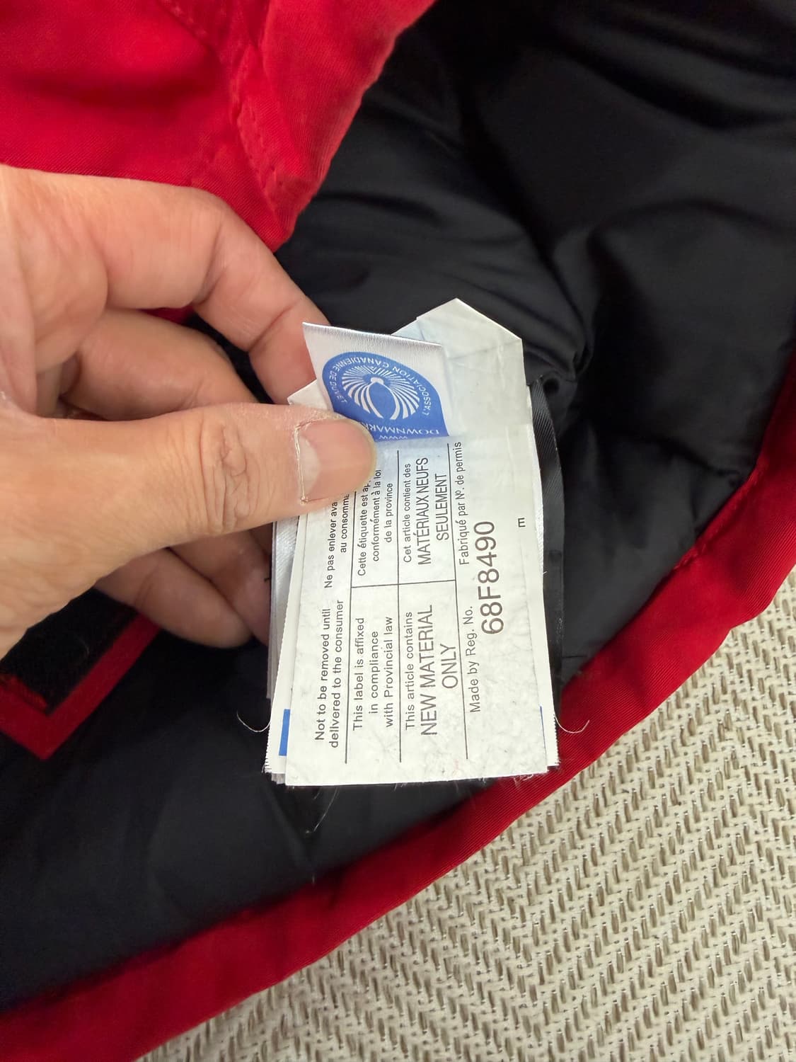 정품) 캐나다구스 주니어 패딩 150 상품이미지8