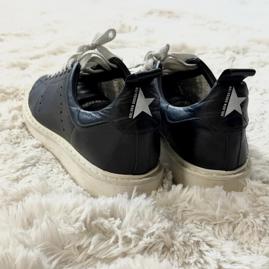 골든구스 디럭스 블랙 레더 스타터 남성 스니커즈 상품이미지4