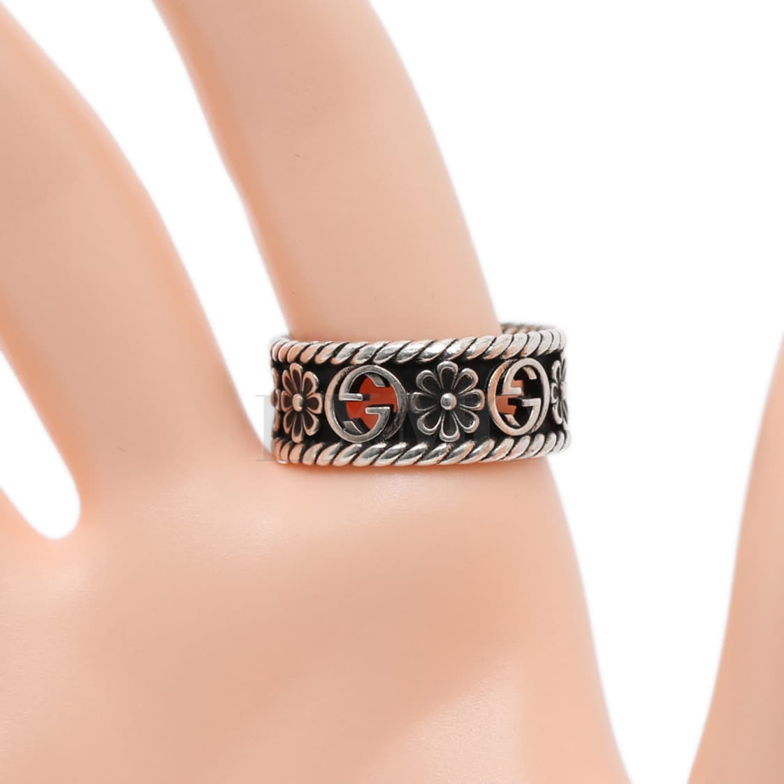 구찌 플로라 반지 인터로킹 실버반지 실버링 13호 577263 상품이미지9