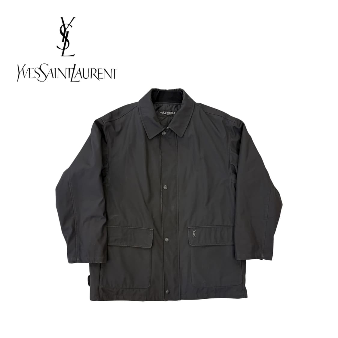 생로랑 블랙 사파리 자켓 상품이미지1