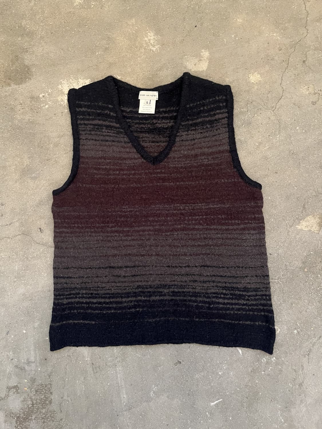 90s Dries Van Noten Achirve 니트 베스트  상품이미지1