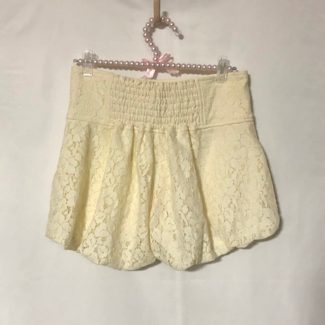 레이스 벌룬 큐롯 팬츠  아이보리 상품이미지9