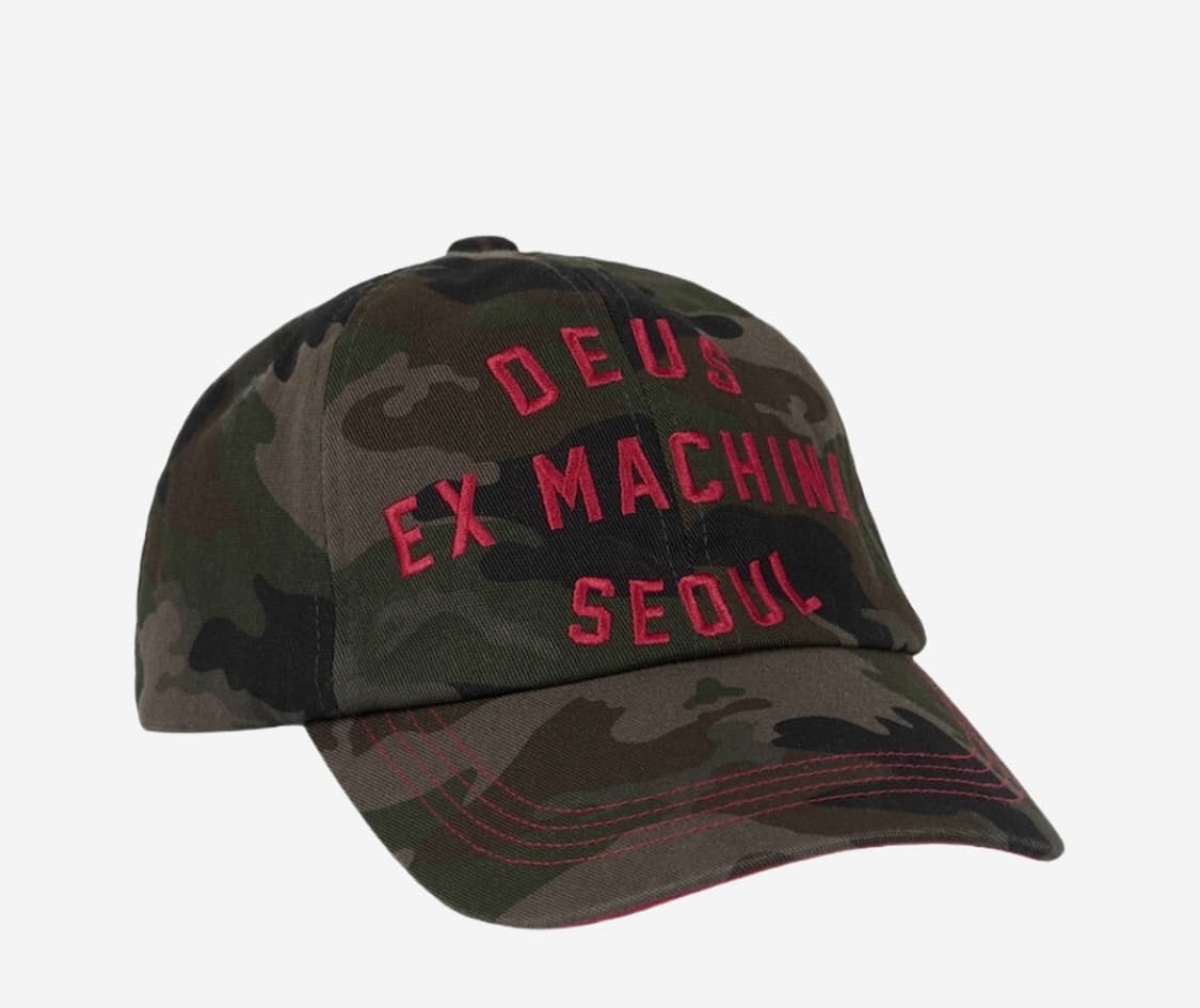 [새상품] 데우스엑스마키나 컬리지 어드레스 캡 카모 상품이미지1