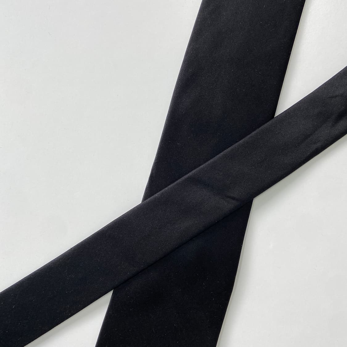 BELLUMORE 블랙 100실크넥타이 8.7cm 상품이미지4