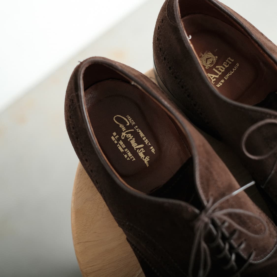 알든 5424 9.5E(275-280) 브라운 스웨이드 윙팁 모디파이드 상품이미지8