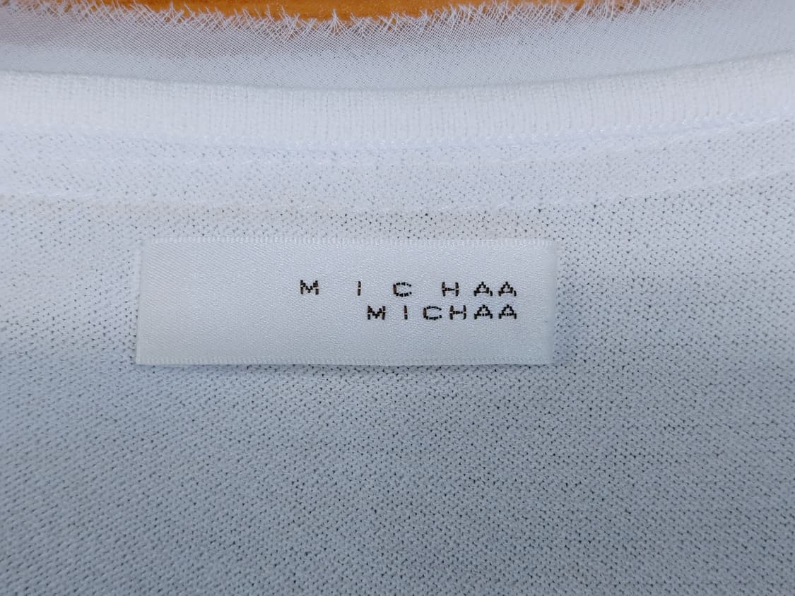 MICHAA 미샤 나일론 레이온 쉬폰 소재 악세서리장식 민소매티 상품이미지3