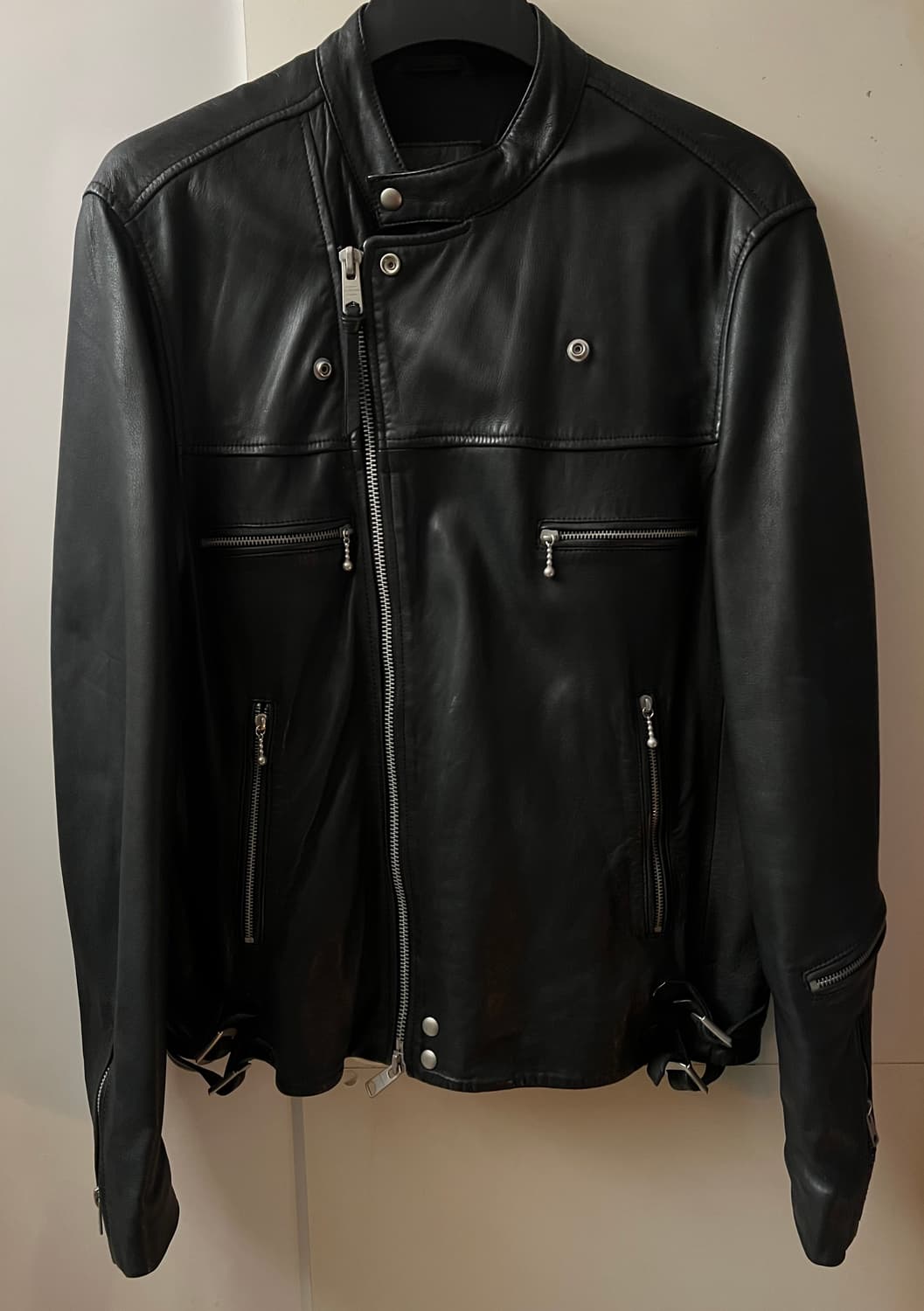 올세인츠 라이더 레더 가죽 자켓 XL 상품이미지1
