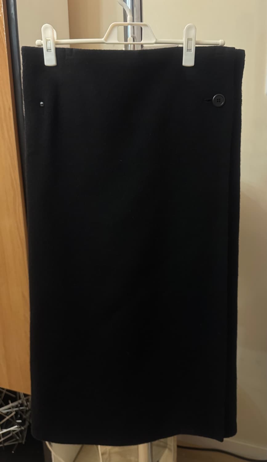 yohji yamamoto 요지 야마모토  울 플란넬 랩스커트 상품이미지2