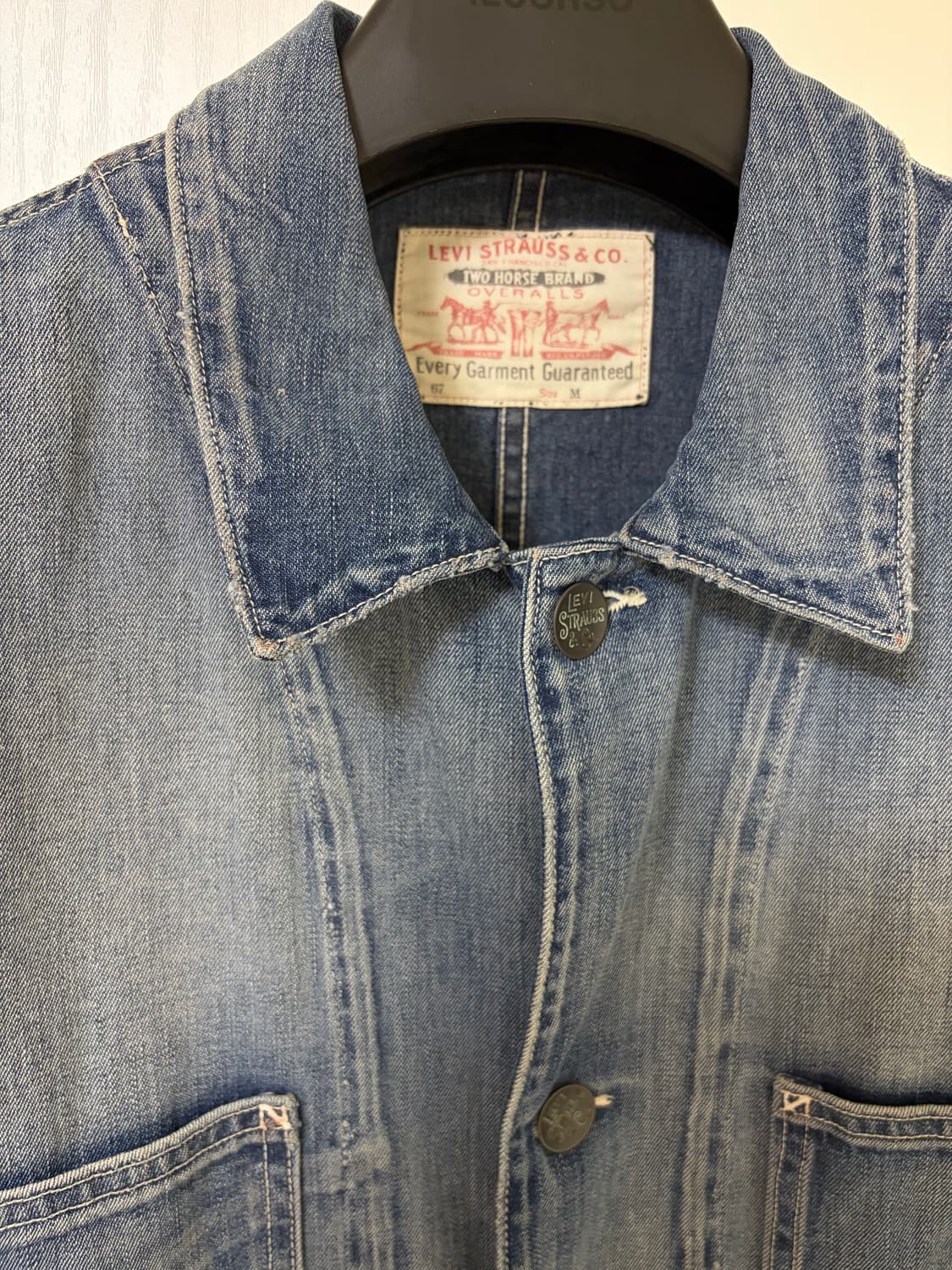 리바이스빈티지클로딩 LVC Lot67 페인팅 스플래터 초어자켓 M 상품이미지2