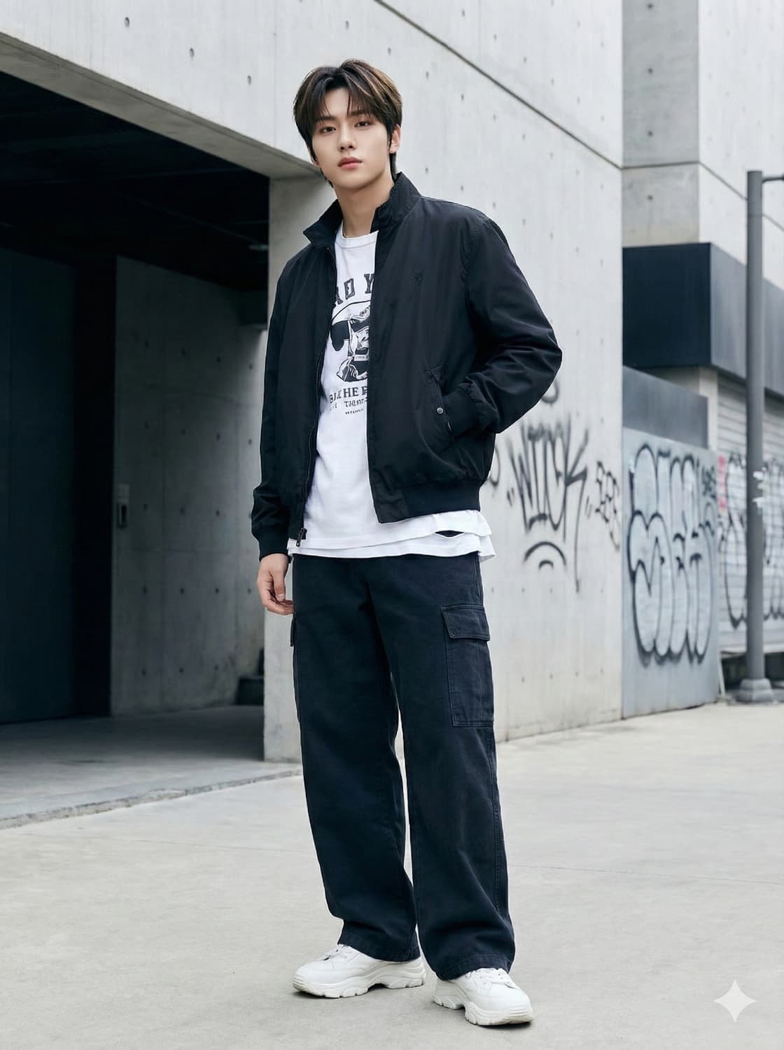 폴로 랄프로렌 블랙 블루종 자켓_M 상품이미지1