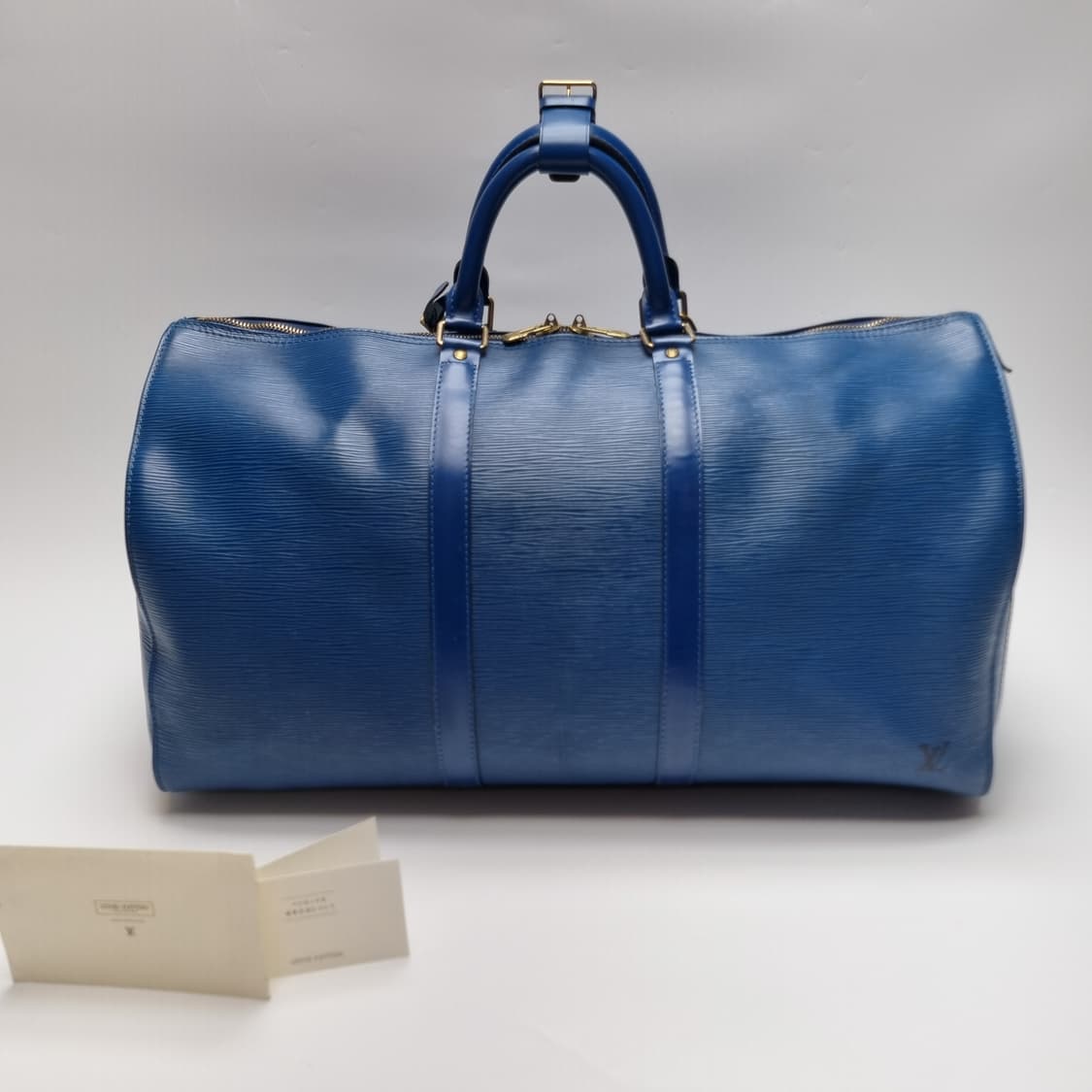 루이비통 키폴50 에삐 보스턴백 블루 (최상급, 남여공용, 여행가방) 상품이미지5