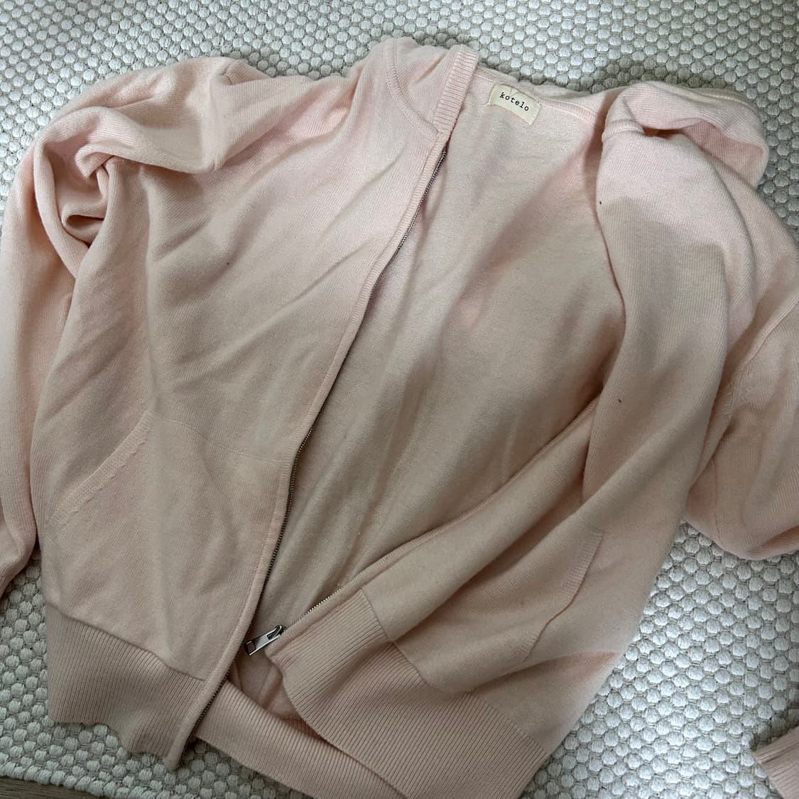 kotelo 코텔로 핑크 집업 가디건 F 상품이미지3