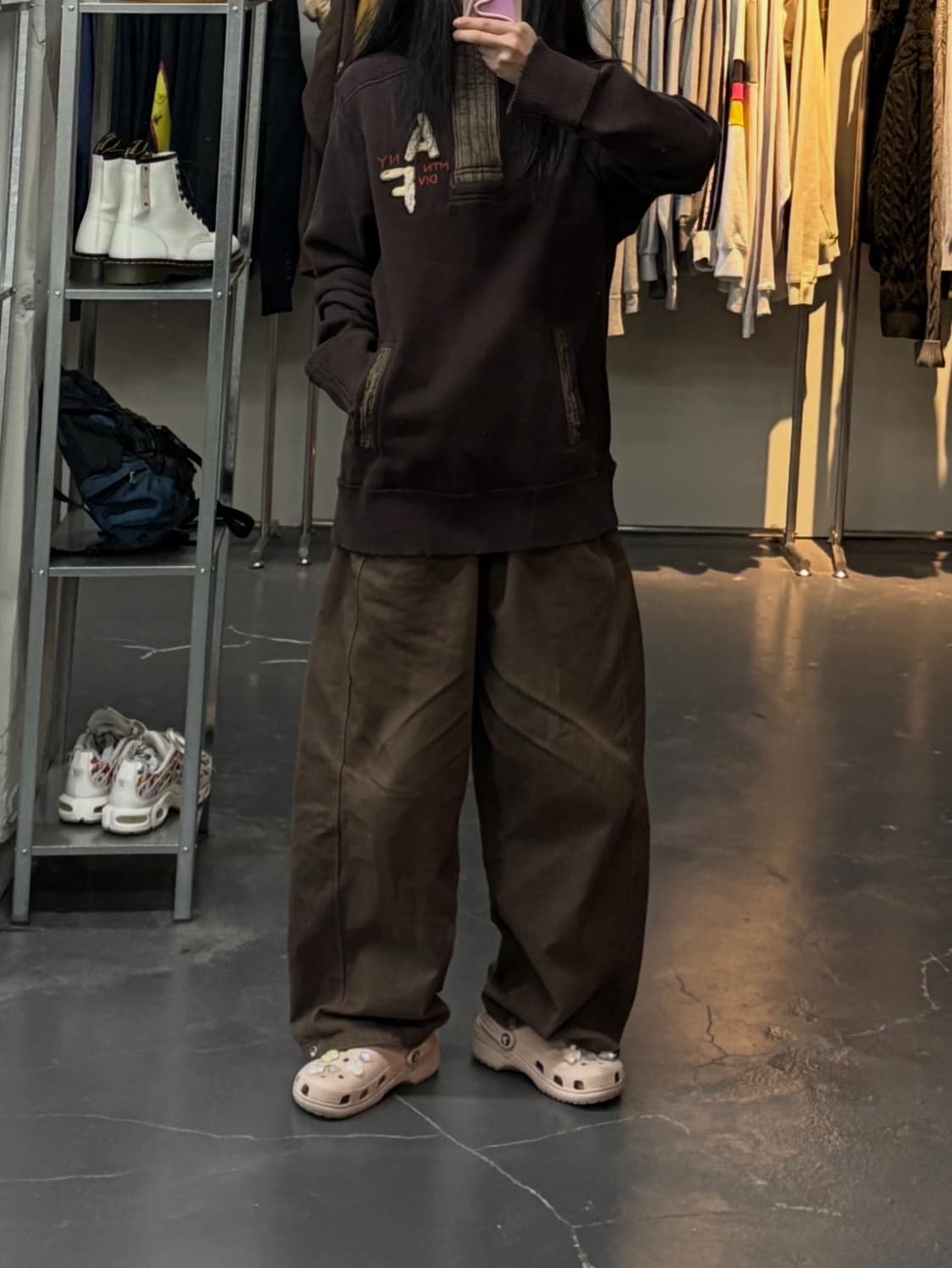 아베크롬비 AF 하이넥 딥브라운 니트 A2974 상품이미지1