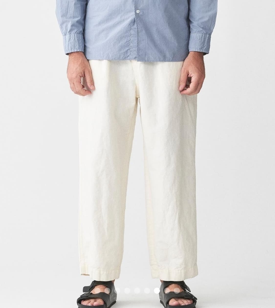 사쥬드크레(Sage de Cret) 11oz 와이드 데님 팬츠 L사이즈 상품이미지1