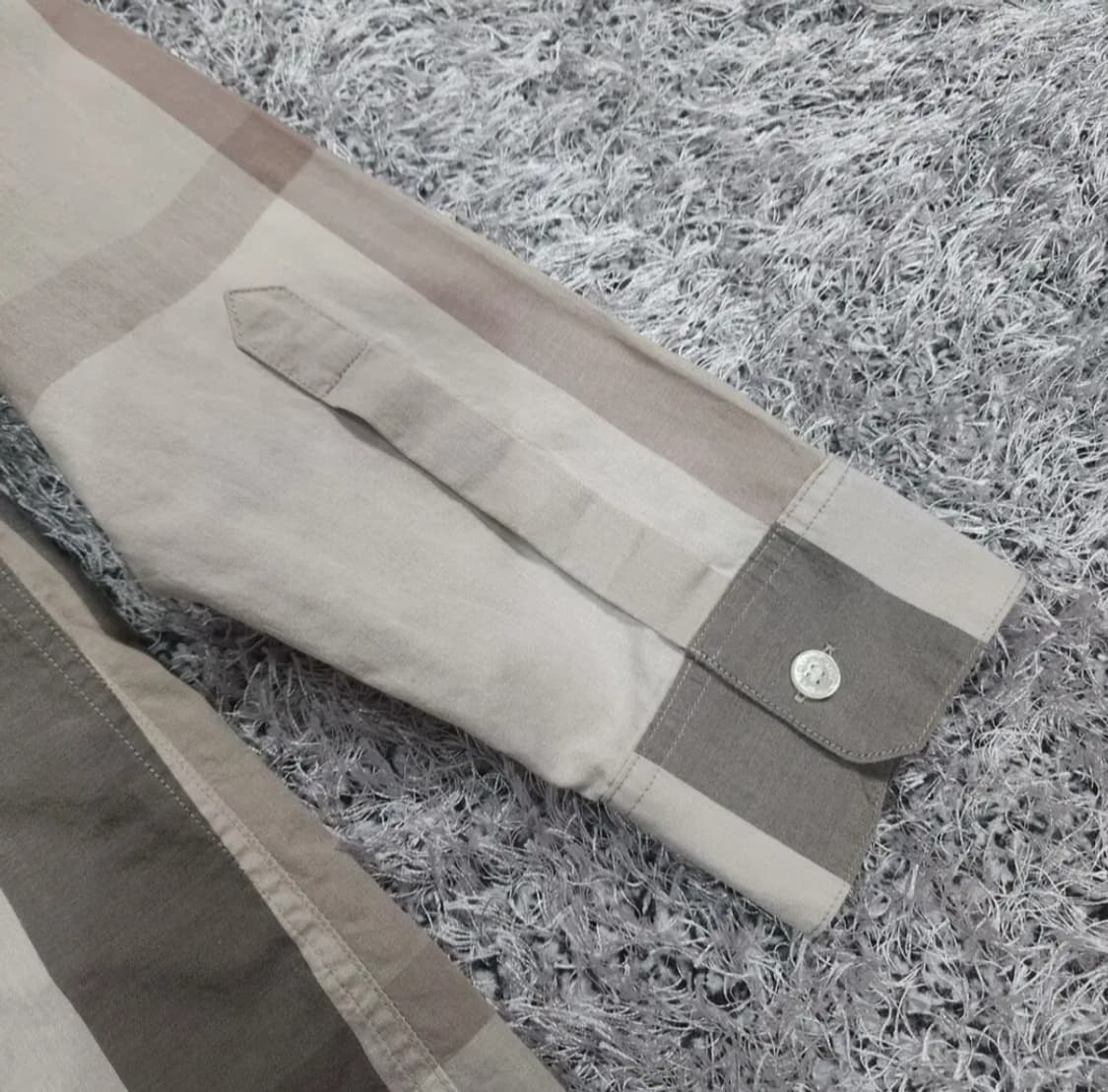 버버리 코튼 체크 셔츠 XS 상품이미지6