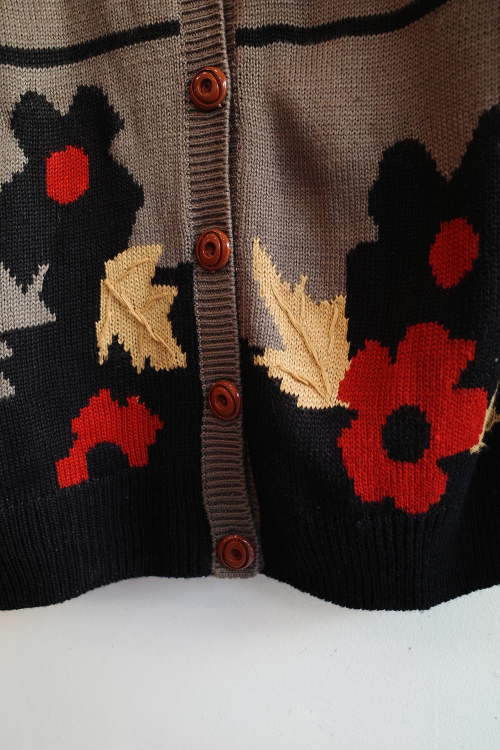 Japan brand 니트 자수 가디건 상품이미지6