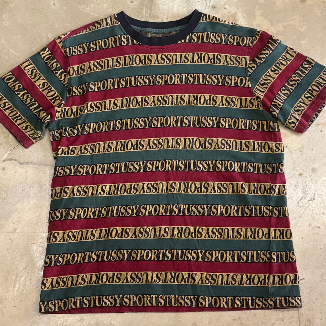 🫶🏻 스투시 스포츠 스트라이프 반팔 티셔츠 🫶🏻 상품이미지1