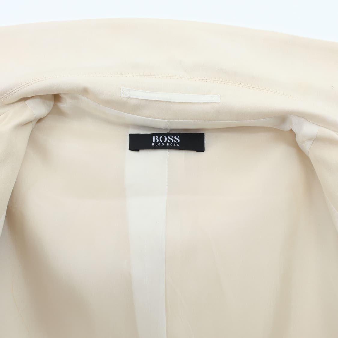 휴고보스 Boss 베이지 아이보리 스트랩 트렌치 코트 자켓 상품이미지7