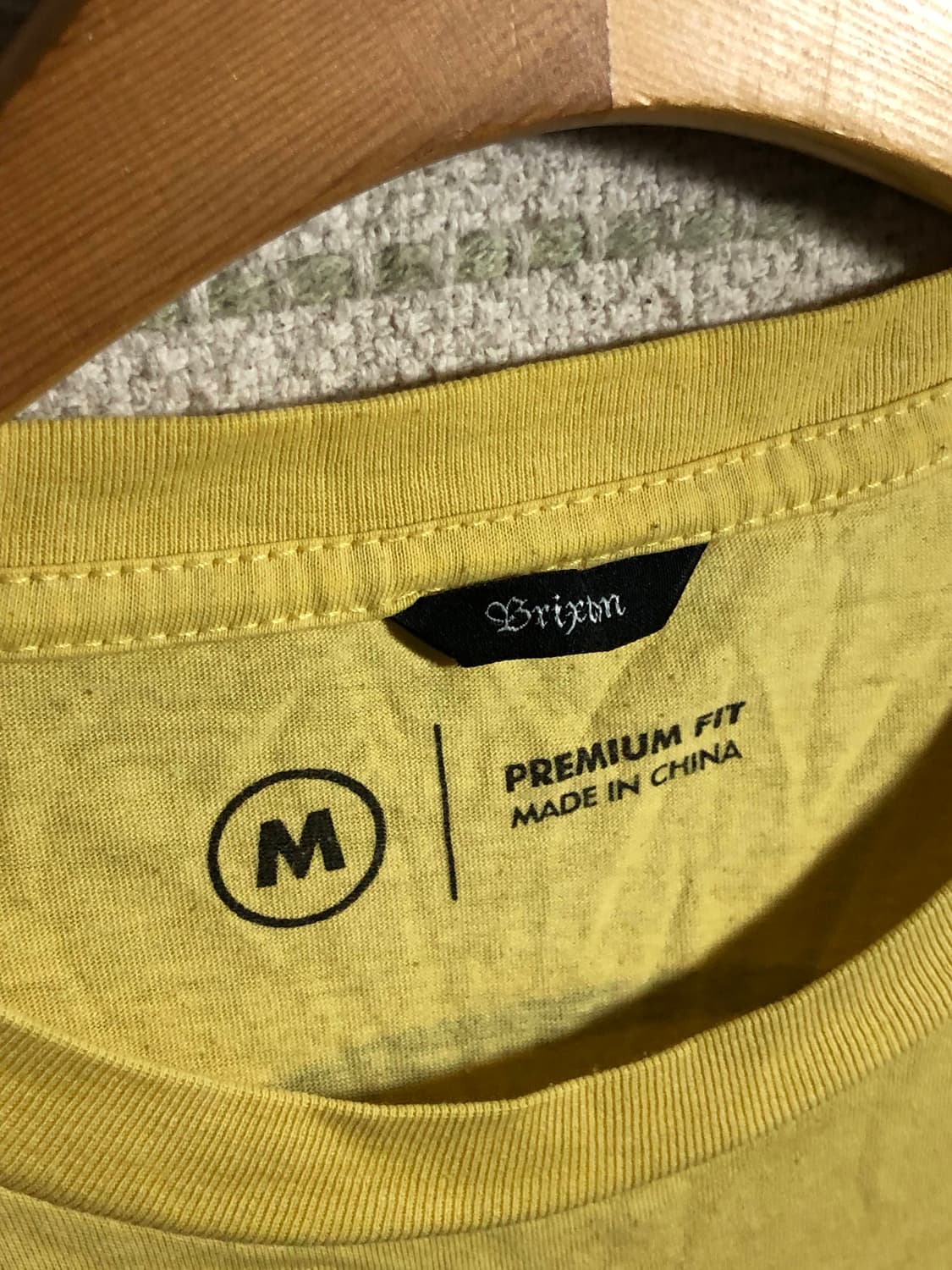 브릭스톤 인디펜던트 콜라보 옐로우 반팔 티셔츠 스케이트보드 상품이미지3