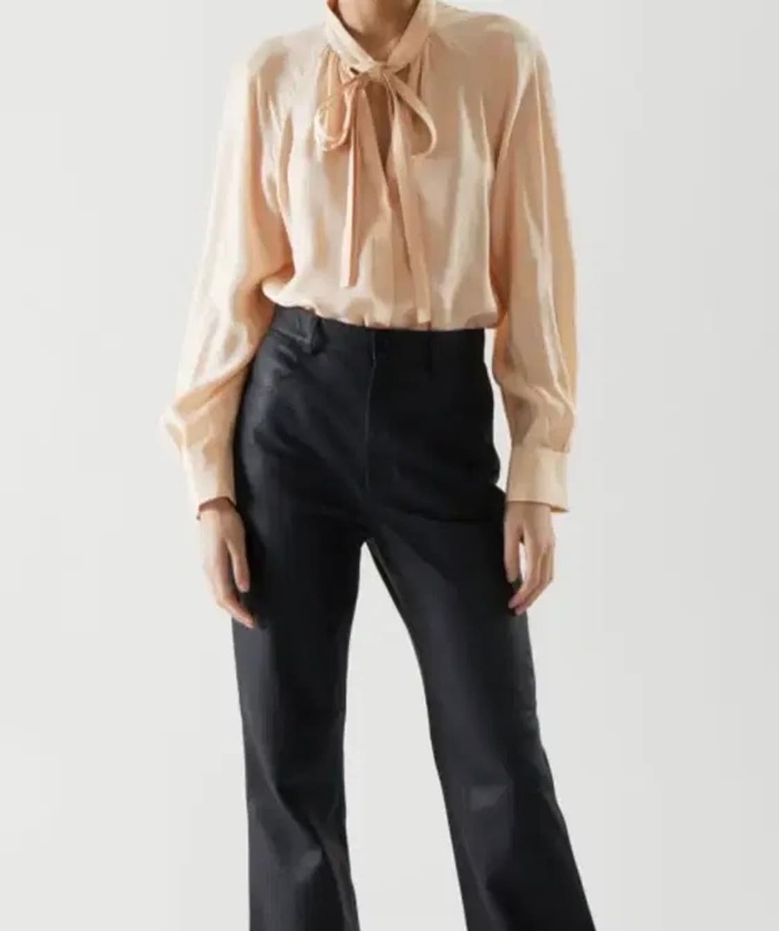 코스 COS 타이 블라우스 튜닉탑 상품이미지2