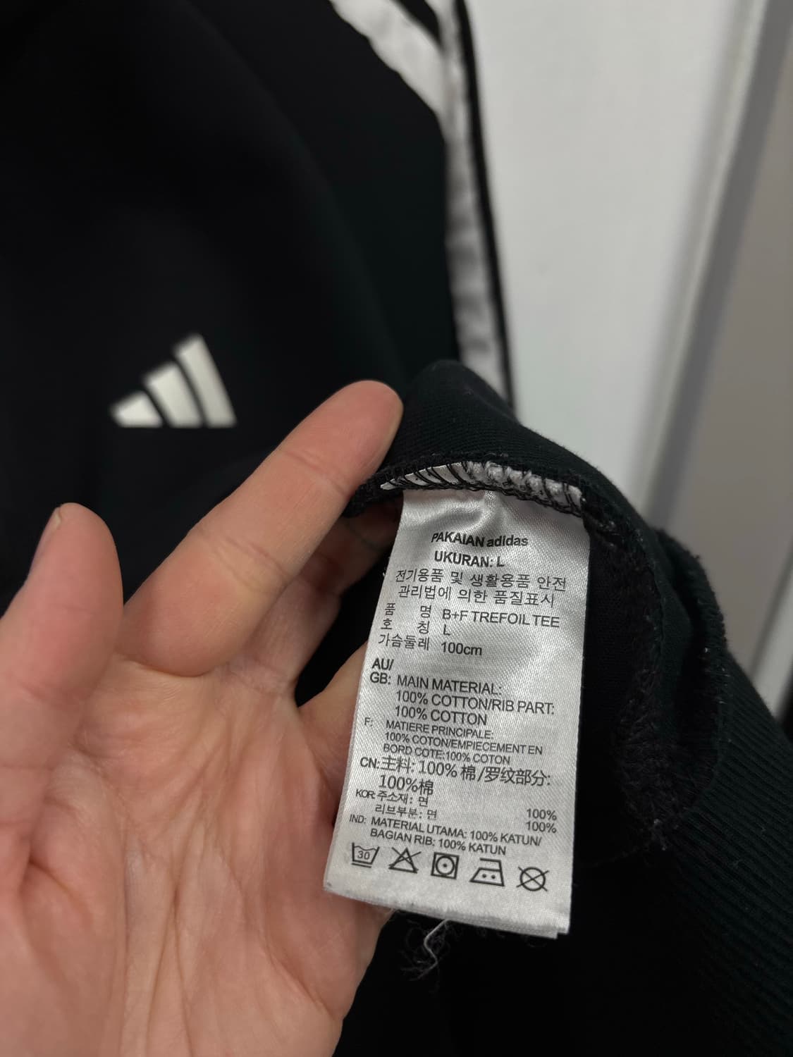 아디다스 백로고 레터링  트랙탑 후 상품이미지6