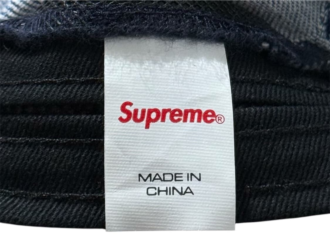 슈프림 22SS 팻 팁 자카드 데님 캠프캡 상품이미지4