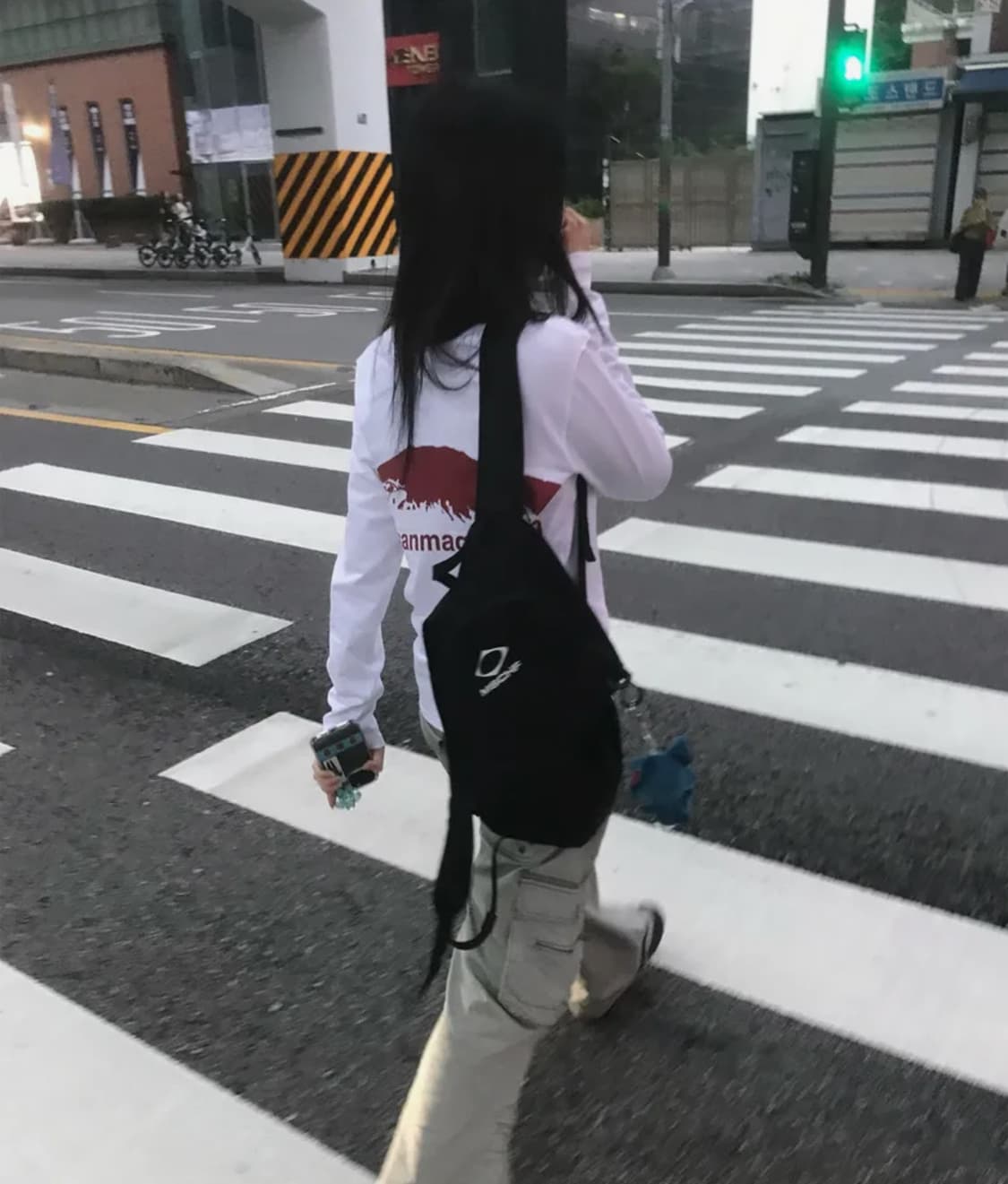 탄산마그네슘 롱슬리브 화이트/레드 상품이미지1