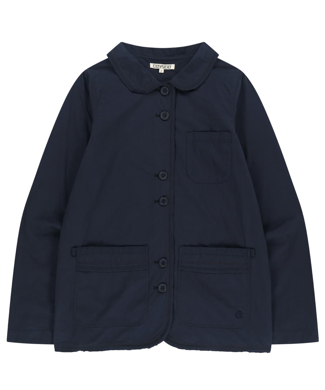 코이세이오 로우 엣지 코튼 자켓 네이비 상품이미지1