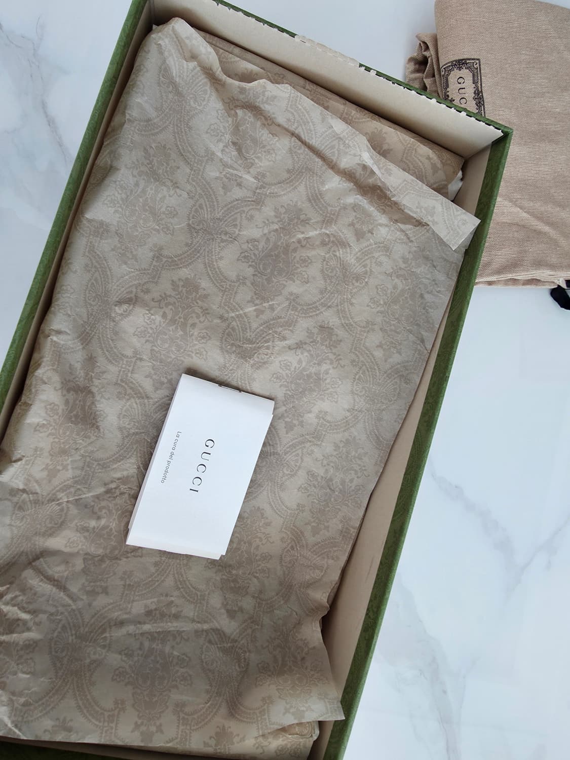 구찌 홀스빗 GG 엠보싱 브라운 로퍼 5.5 (새상품, 정품) 상품이미지5