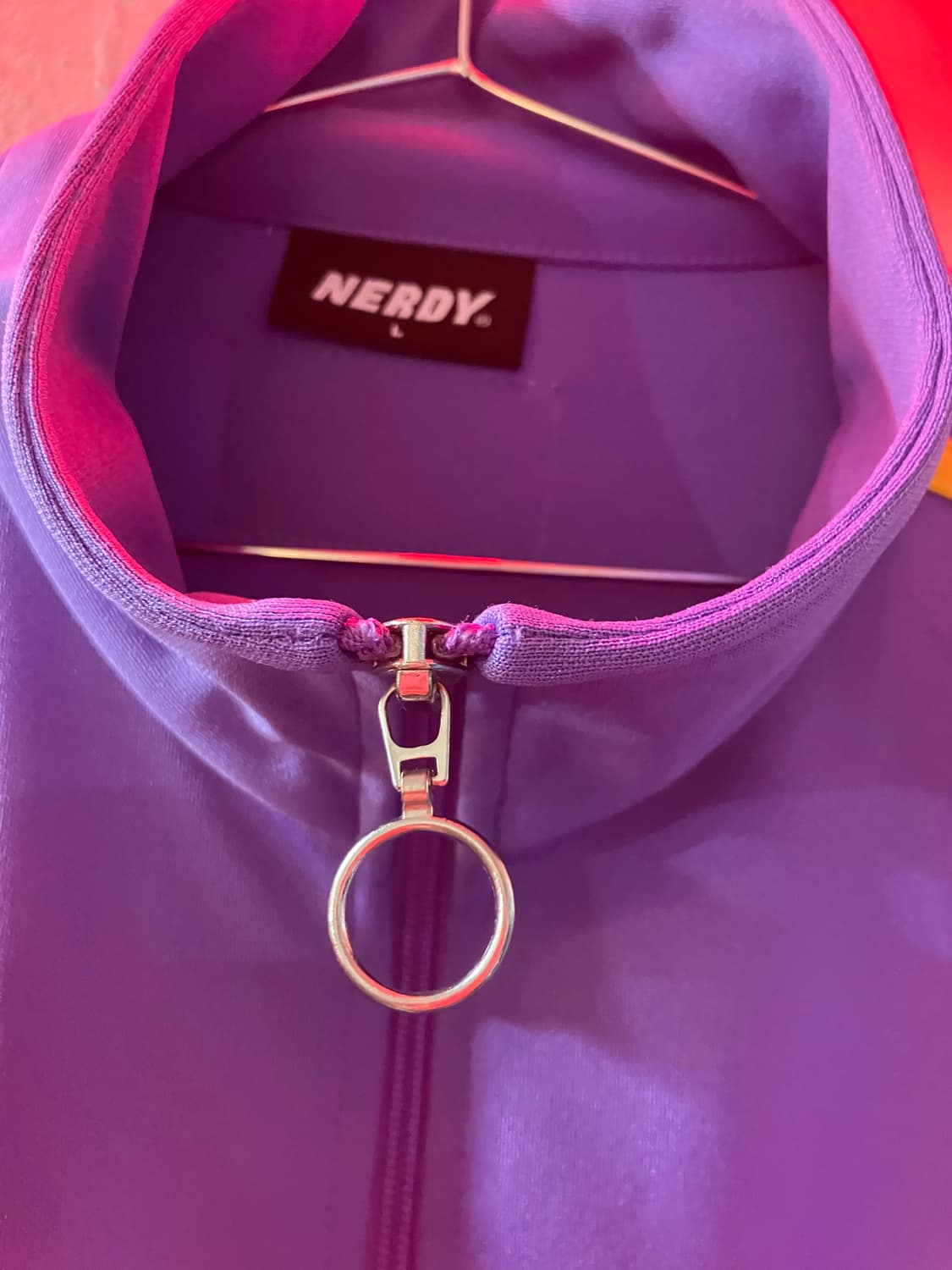 널디 퍼플 트랙탑 L 상품이미지3