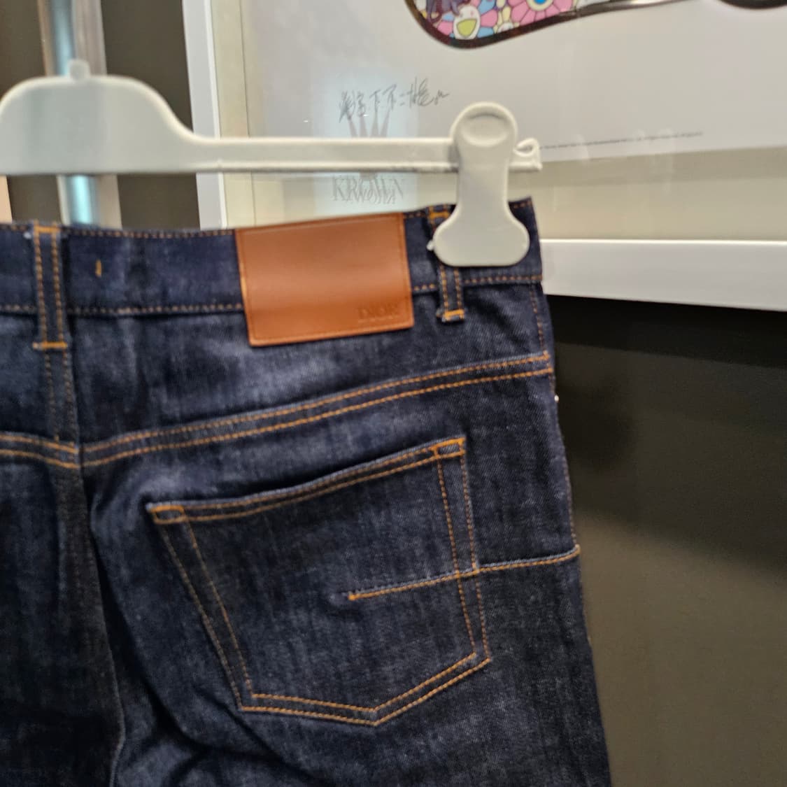 디올 오블리크 박재범 데님 팬츠 상품이미지4