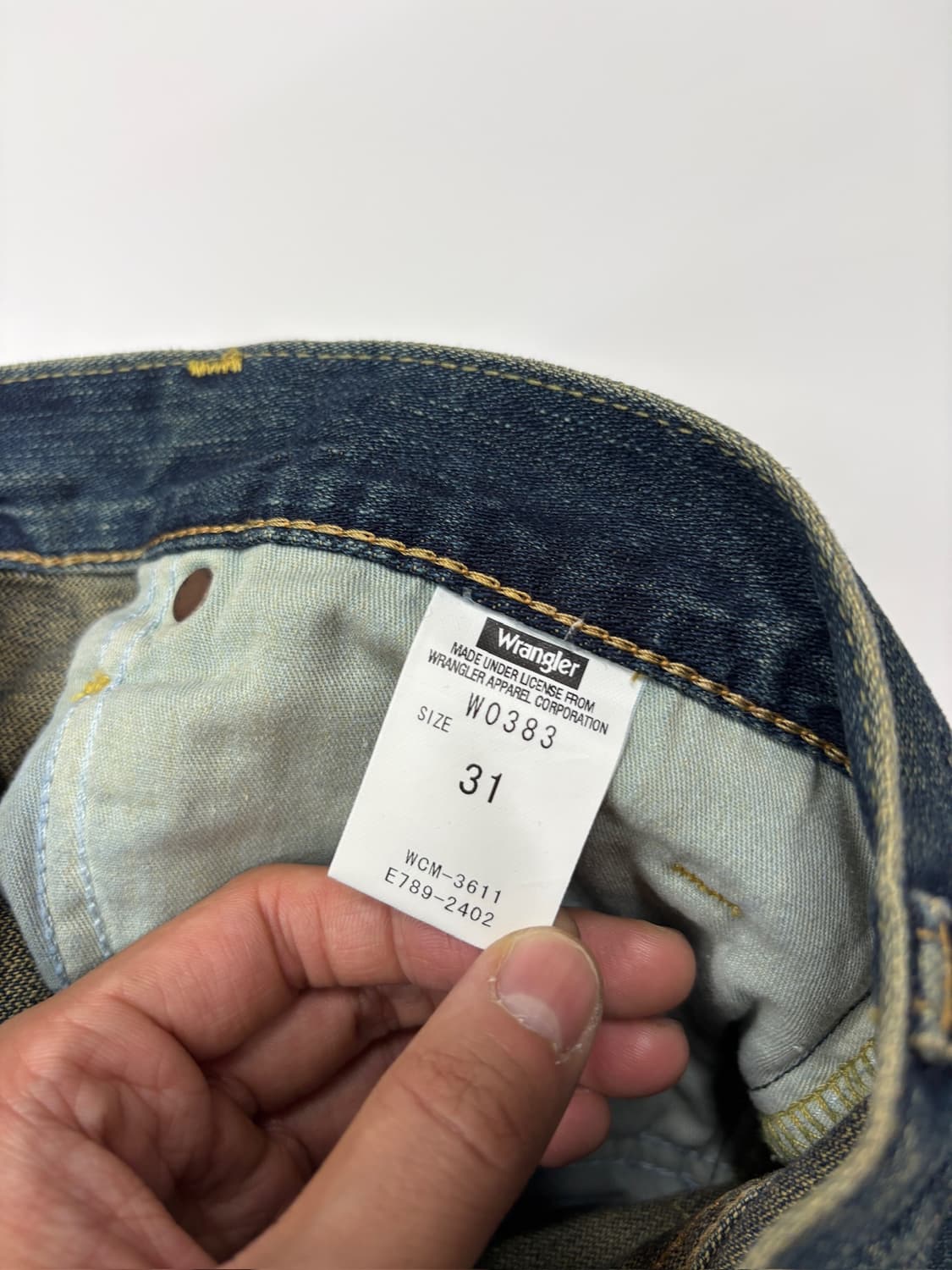 (31) Wrangler 빈티지 랭글러 레귤러 스트레이트 데님 팬츠 상품이미지5