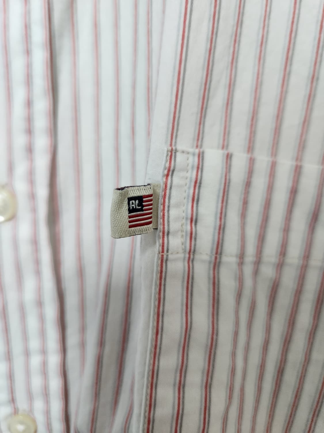 폴로Polo 스트라이츠 코튼 셔츠 XL - S173 상품이미지5