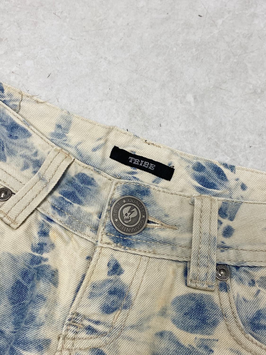 [TBIBE] 갸루 y2k 데미지 데님 숏츠 상품이미지4