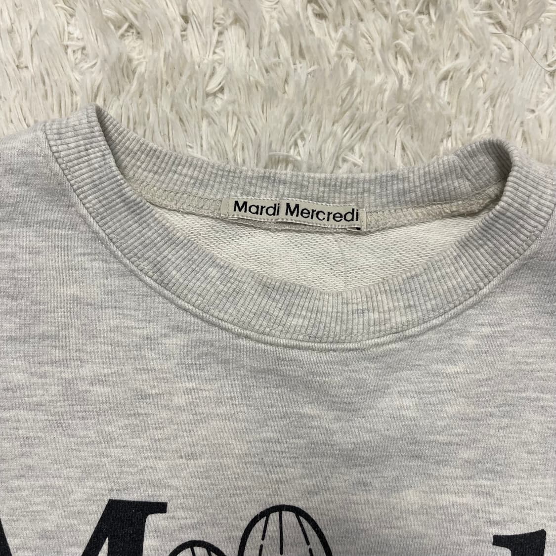 Mardi Mercredi melange sweatshirt 상품이미지6