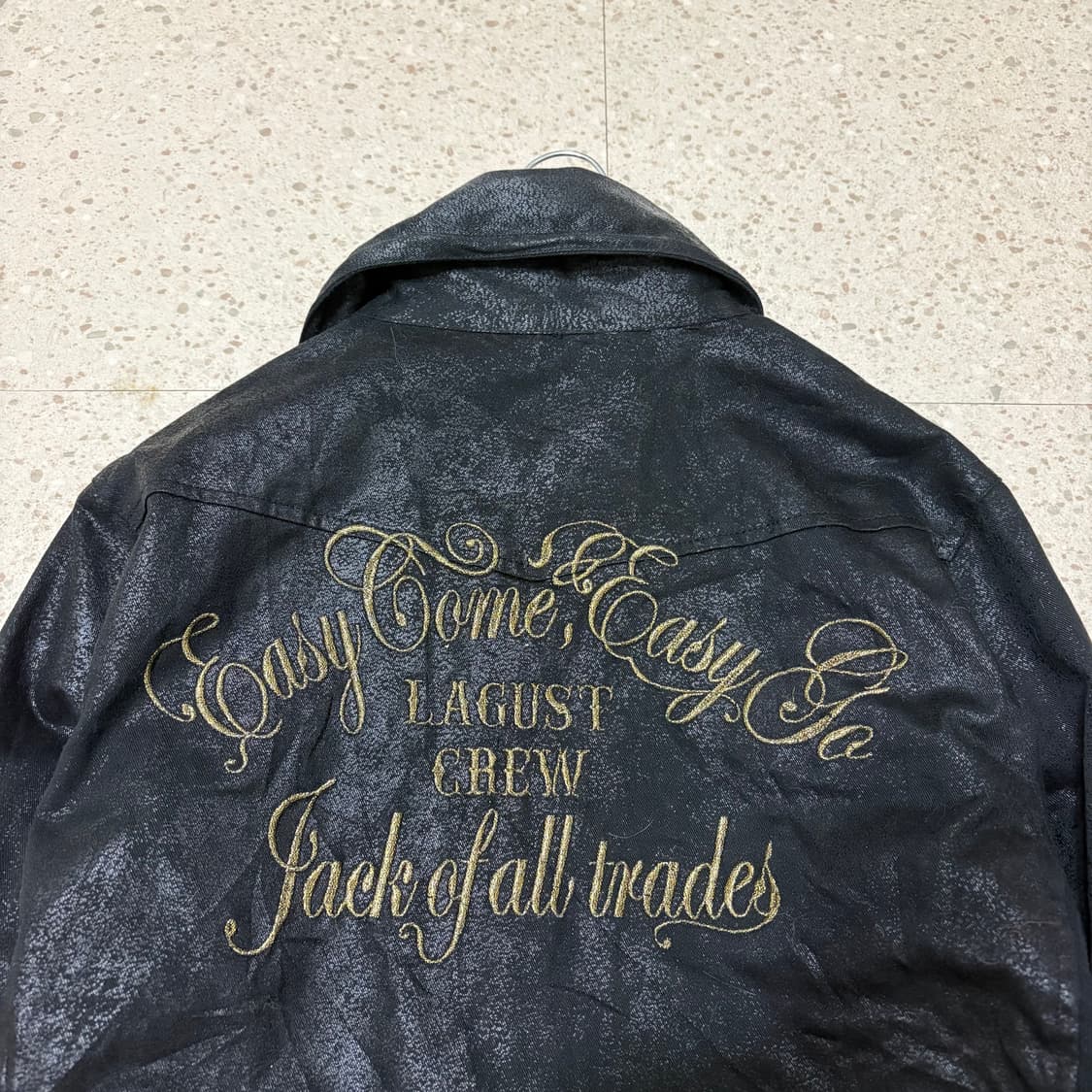 빈티지 갸루 레오파드 자켓 상품이미지5