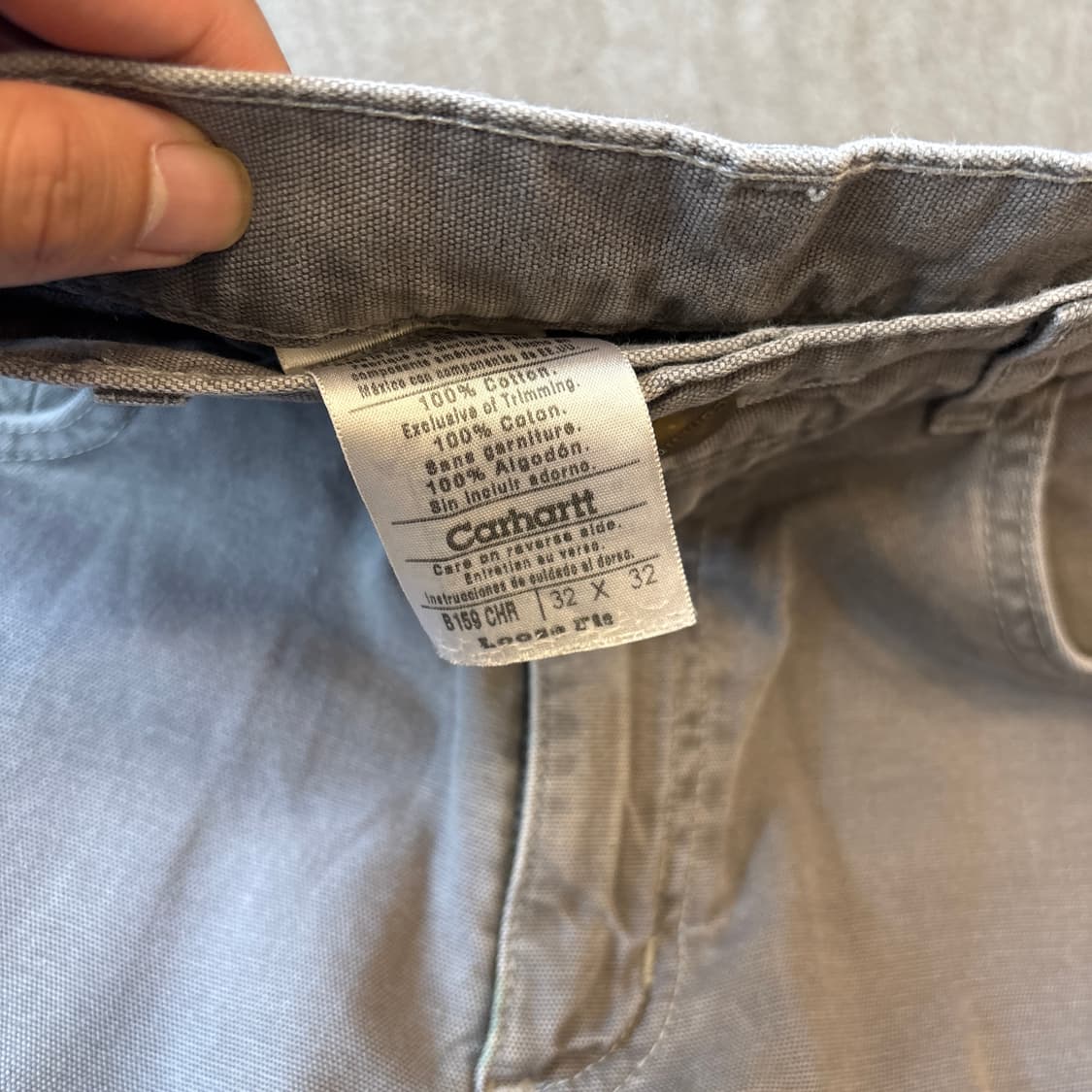 칼하트 정품 오리지널 그레이 카펜터 팬츠 바지 상품이미지10