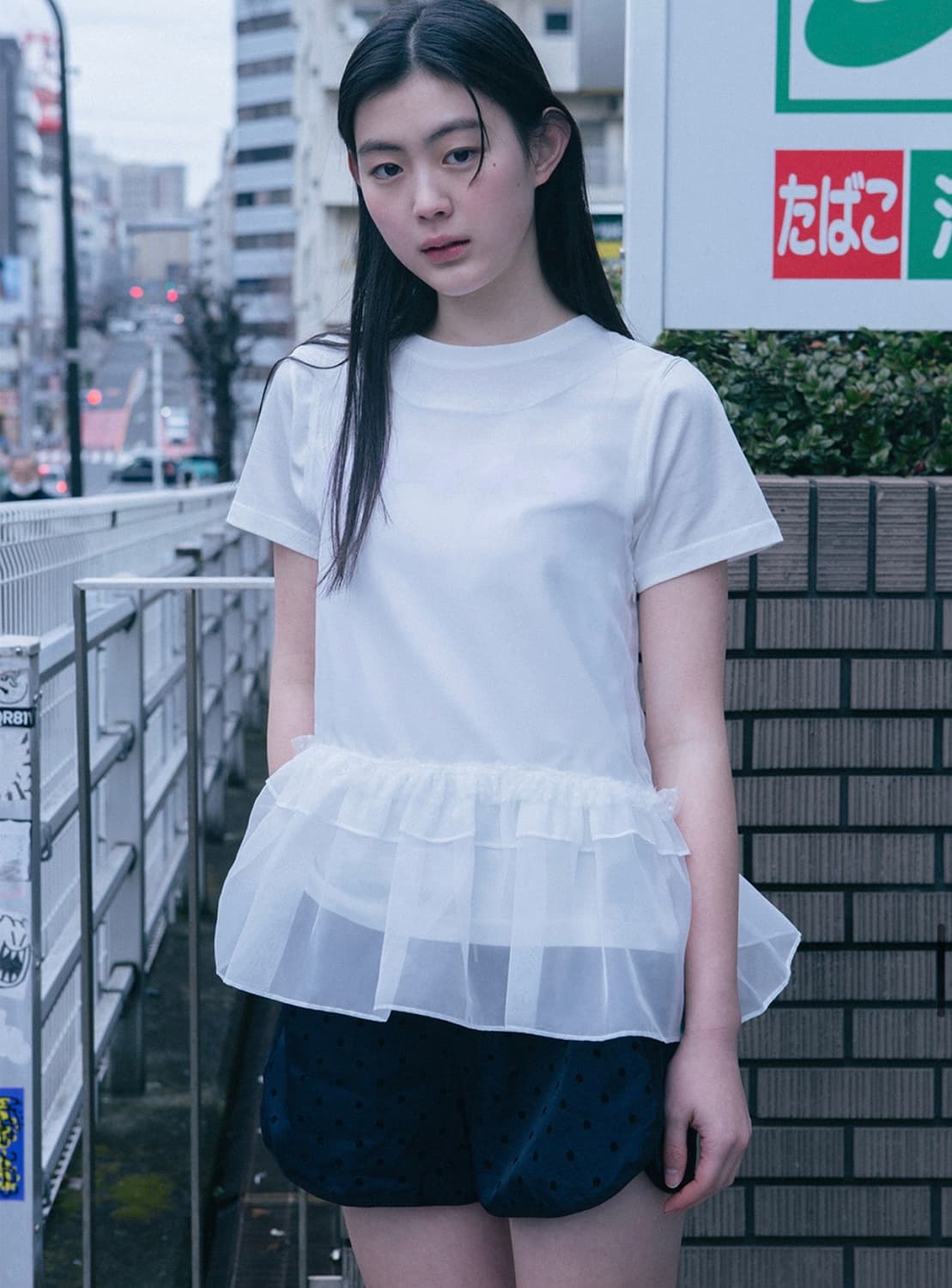 오헤시오 FRILL LACE LAYERED SLEEVELESS TOP 상품이미지6
