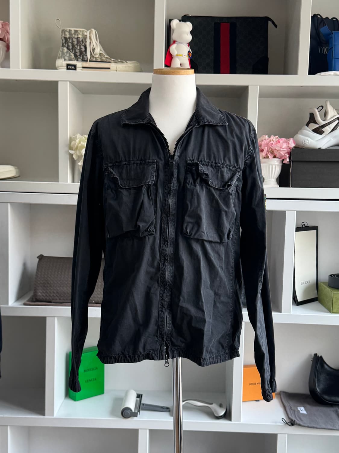 [새상품급,M] 스톤아일랜드 올드이펙트 오버셔츠 자켓 상품이미지1