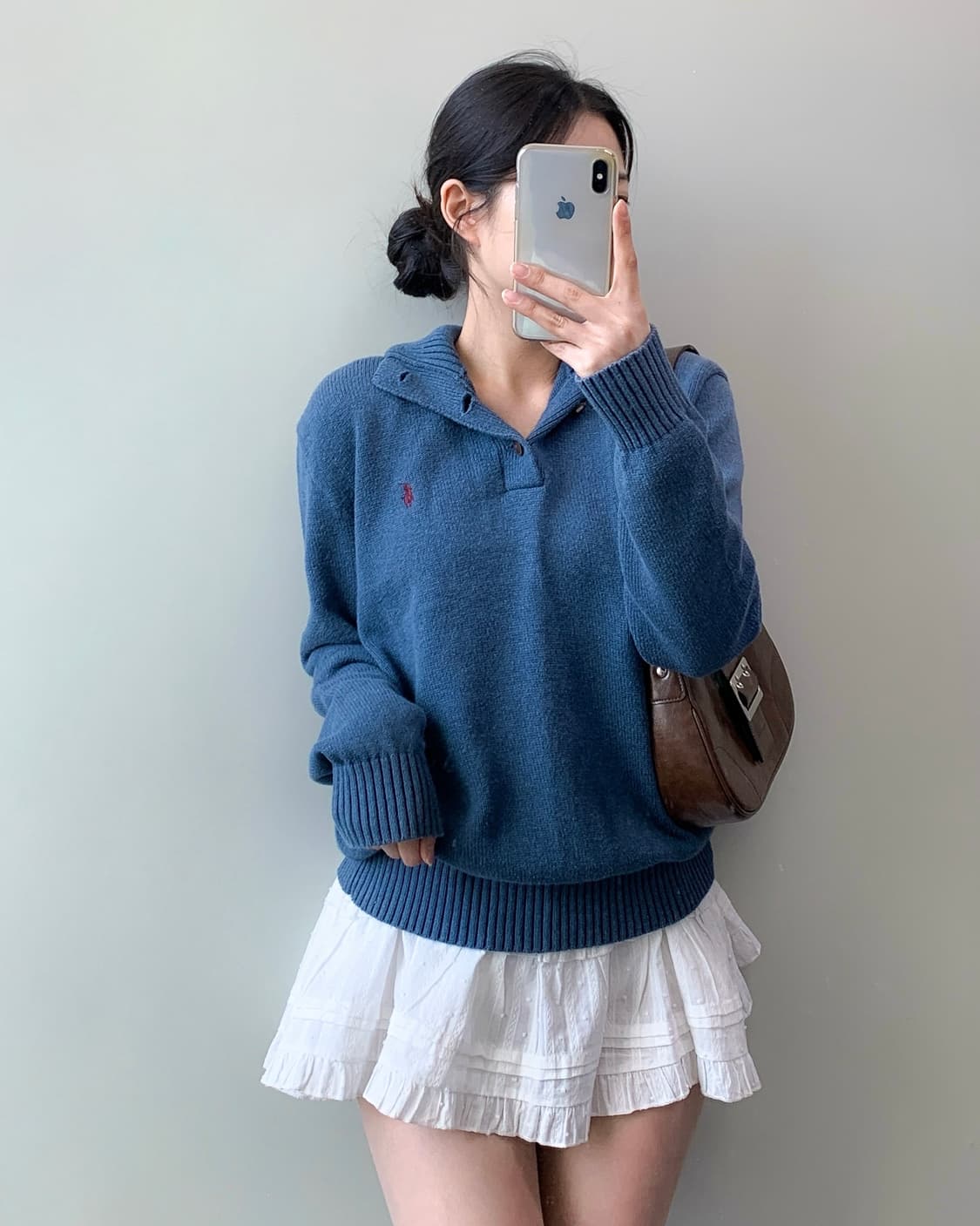 폴로 버튼업 니트  상품이미지2