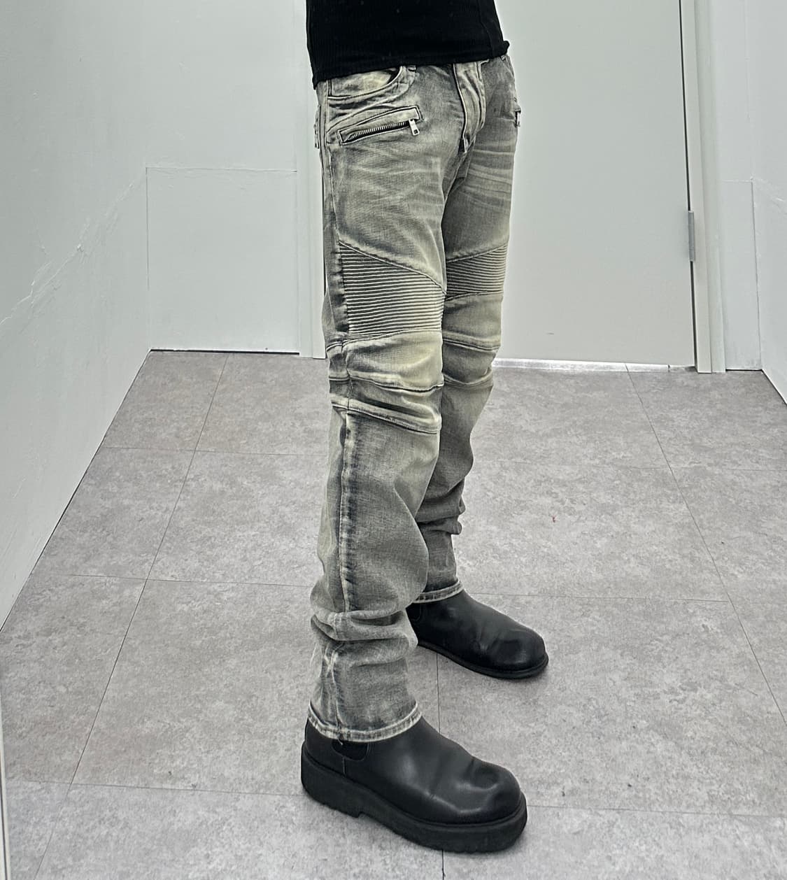 00s BALMAIN biker jeans  상품이미지9