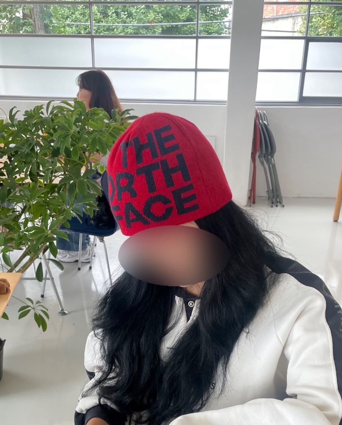 노스페이스 빨간색 비니 상품이미지3