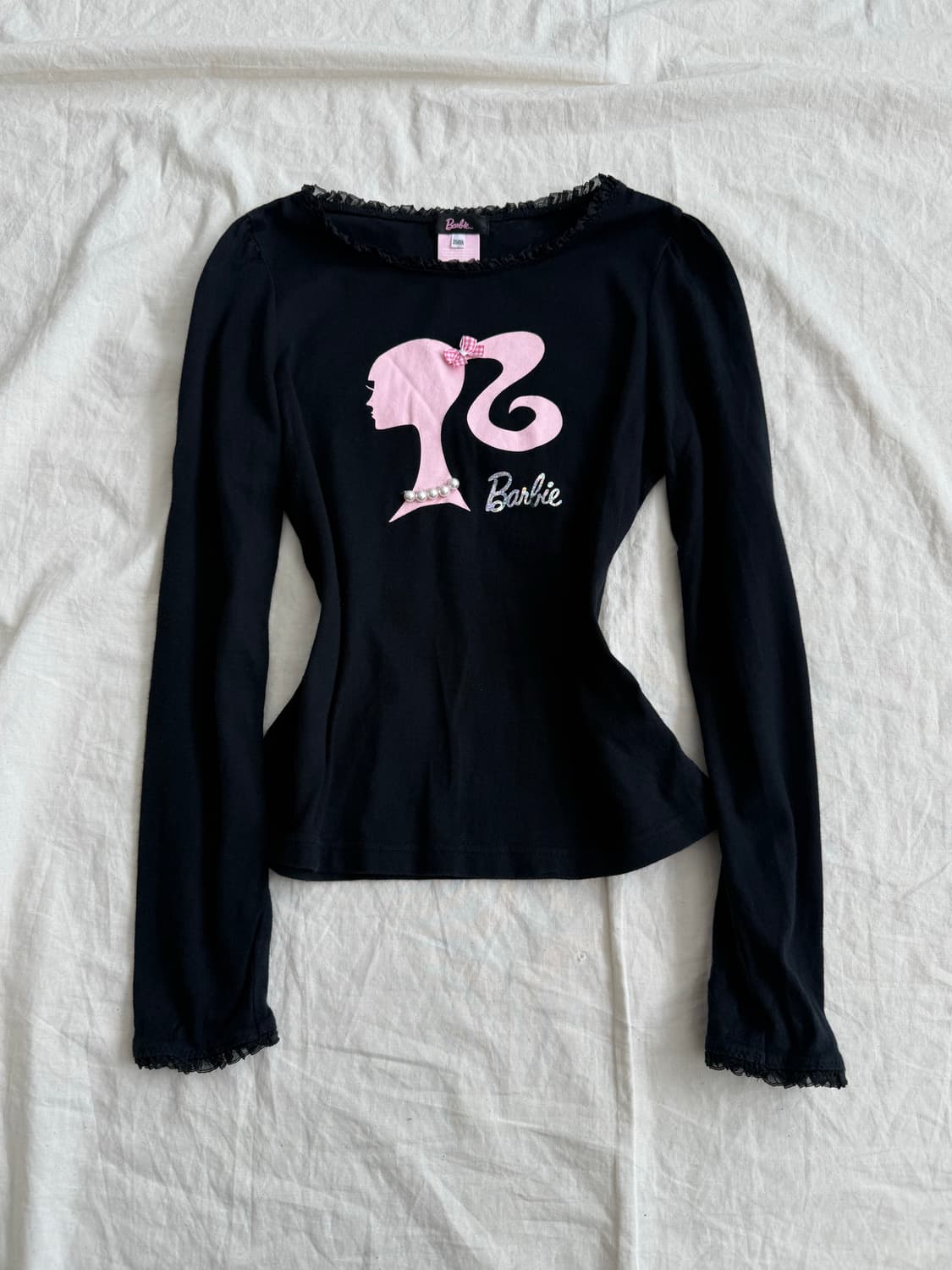 바비 로걀 갸루 러블리 딱붙 롱슬리브 상품이미지1