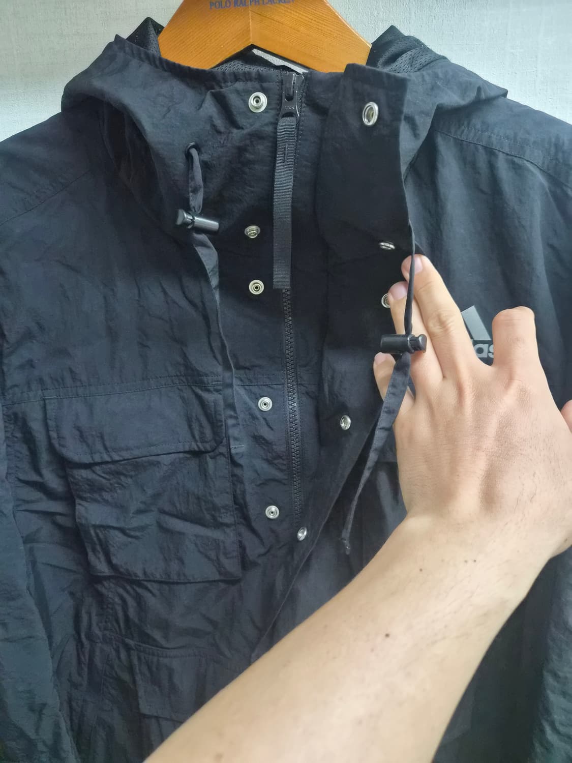 XL) 아디다스 PRSVE 우븐 아노락 점퍼 팝니다 상품이미지3