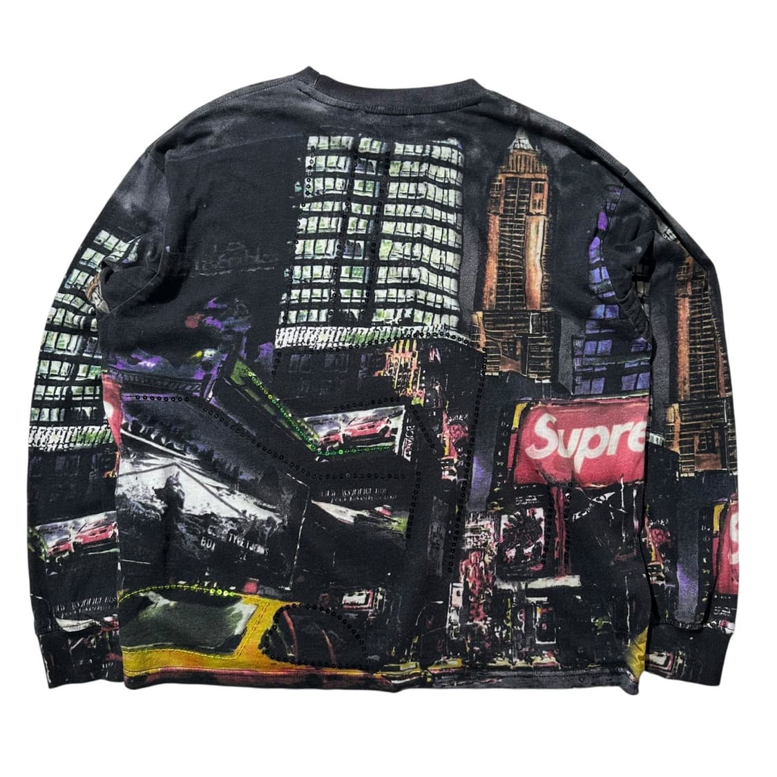 슈프림 스카이라인 시퀸 롱슬리브 티셔츠 상품이미지2