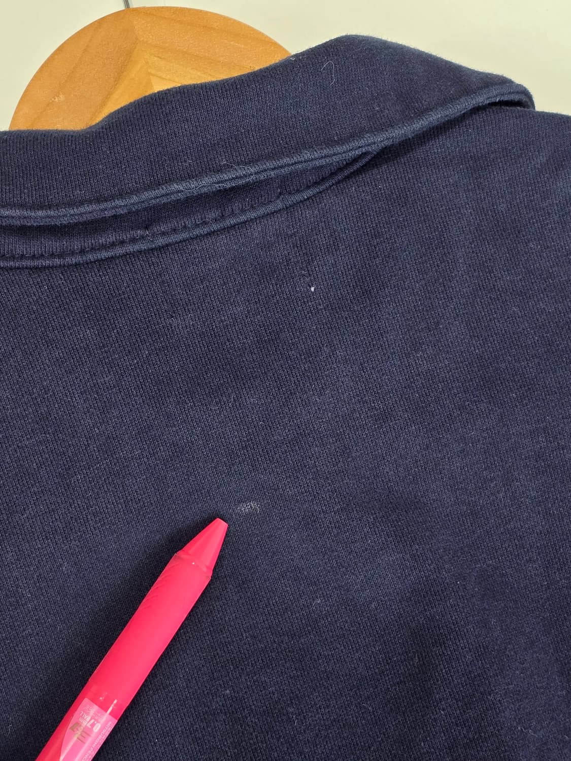 마리떼 프랑소와 저버 크롭 하프 집업. 맨투맨 네이비 M  상품이미지5