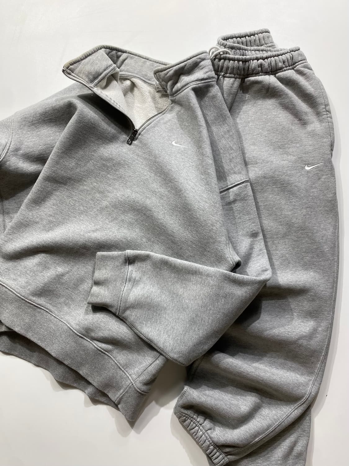 [XXL/L] Nike NRG 나이키 솔로스우시 그레이 스웻 셋업 상품이미지1
