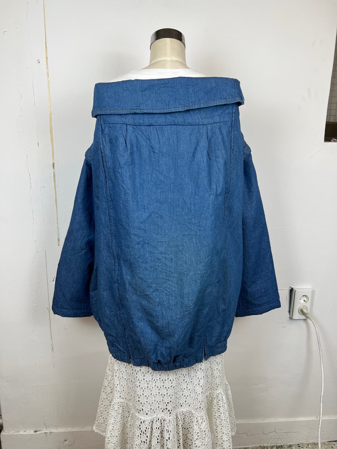 JPN 마마지아나 데님 양털 안감 집업 자켓 데님 양털 자켓 상품이미지5