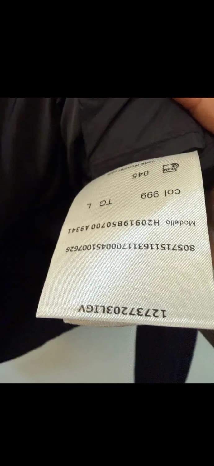 몽클레어 블랙 패딩 니트 가디건 상품이미지4